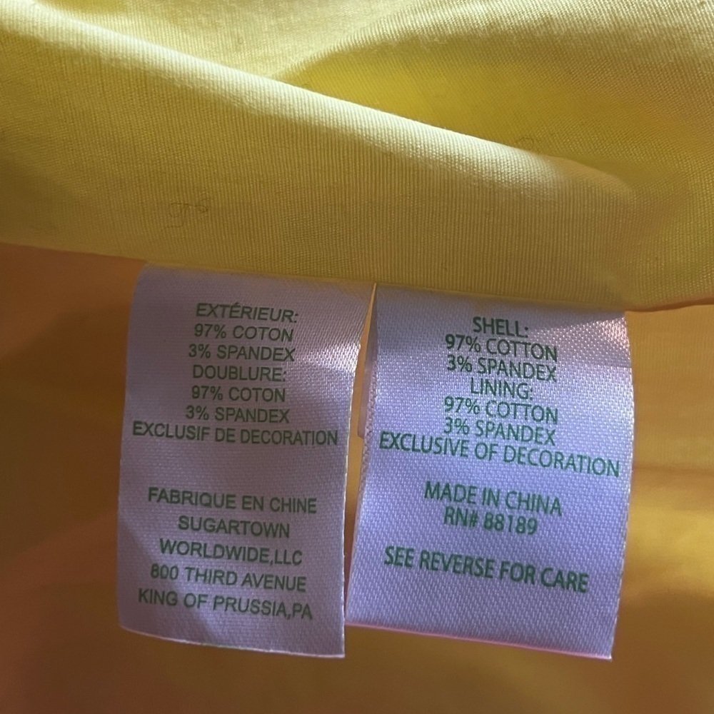 Lilly Pulitzer yellow shelli stretch dress - Picture 3 of 10